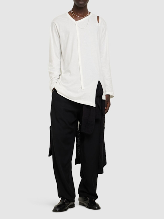 Binder long sleeve v-neck t-shirt - Thumbnail 2
