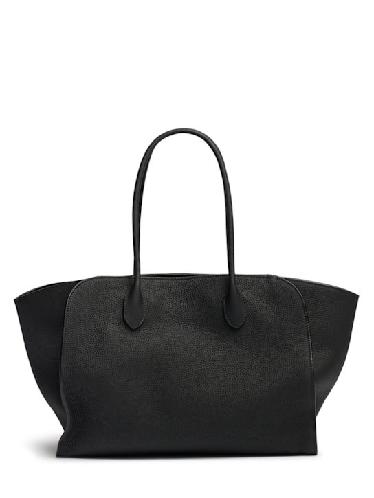 The Row: Marlo 14 matte grain leather tote bag - women_0 | Luisa Via Roma