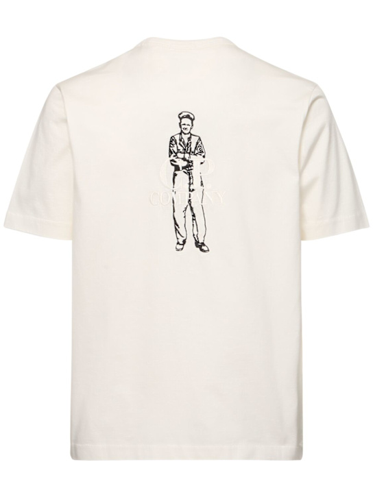 C.P. Company: Sailor t-shirt - Gauze White - men_3 | Luisa Via Roma