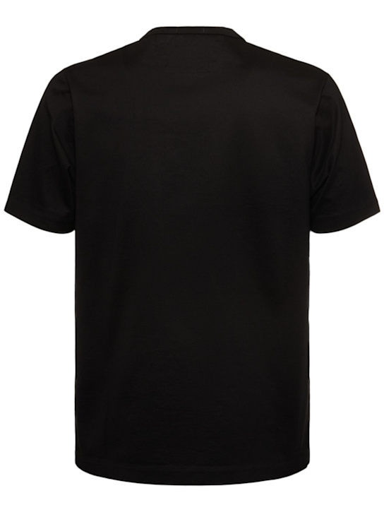 C.P. Company: Embroidery t-shirt - Black - men_3 | Luisa Via Roma