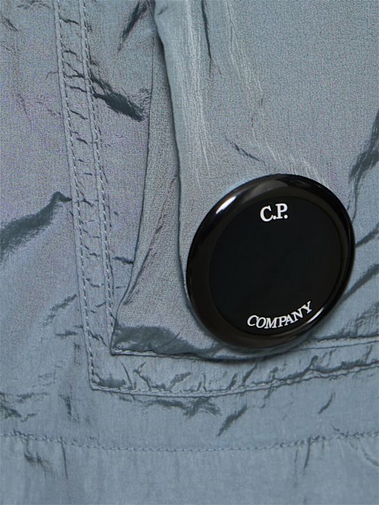 C.P. Company: Chrome-R cargo shorts - Stormy Weather - men_4 | Luisa Via Roma