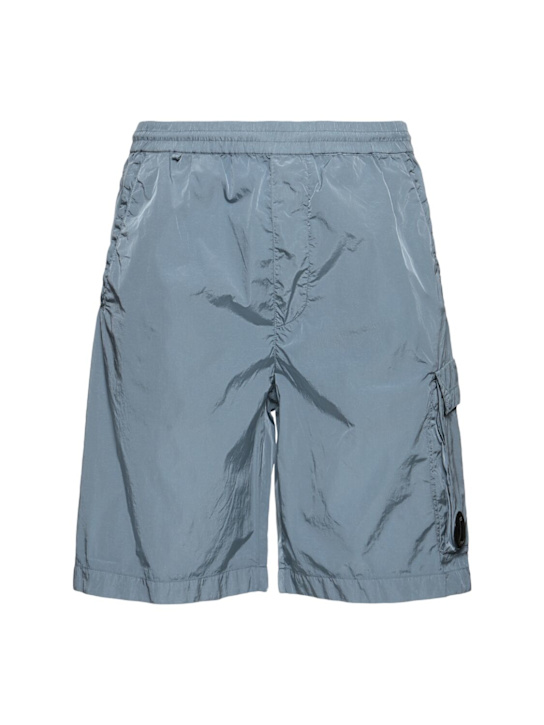 C.P. Company: Chrome-R cargo shorts - Stormy Weather - men_0 | Luisa Via Roma