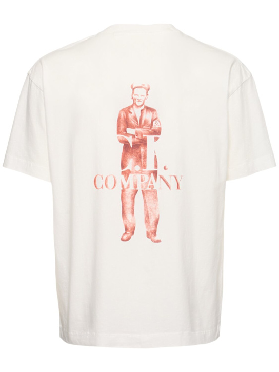 C.P. Company: 30/1 jersey logo t-shirt - men_3 | Luisa Via Roma
