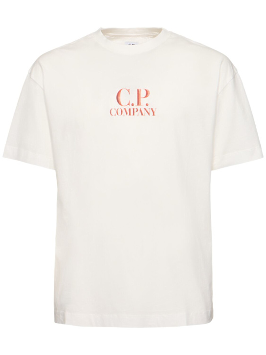 C.P. Company: 30/1 jersey logo t-shirt - men_0 | Luisa Via Roma