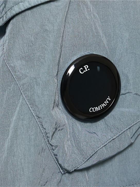 C.P. Company: Chrome-R short sleeve overshirt - Stormy Weather - men_4 | Luisa Via Roma