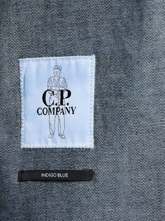 C.P. Company: 3/1 Denim Chore jacket - Denim-normal Wa - men_6 | Luisa Via Roma