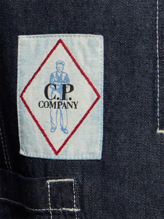 C.P. Company: 3/1 Denim Chore jacket - Denim-normal Wa - men_5 | Luisa Via Roma