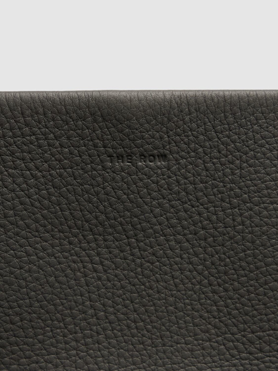 The Row: Medium n/s park lux grain leather bag - Timouse Grey - women_3 | Luisa Via Roma