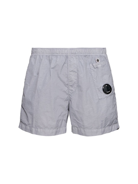C.P. Company: Lens swim shorts - Limestone - men_0 | Luisa Via Roma
