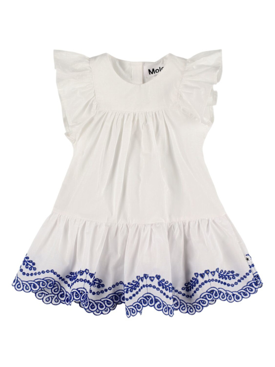 Molo: オーガニックコットンポプリンワンピース - kids-girls_0 | Luisa Via Roma