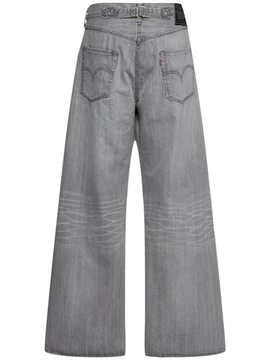JUNYA WATANABE: Levi's cotton denim jeans - Grey - men_3 | Luisa Via Roma