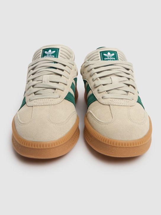 adidas Originals: Samba XLG lace-up sneakers - Mavi/Turuncu - kids-boys_1 | Luisa Via Roma