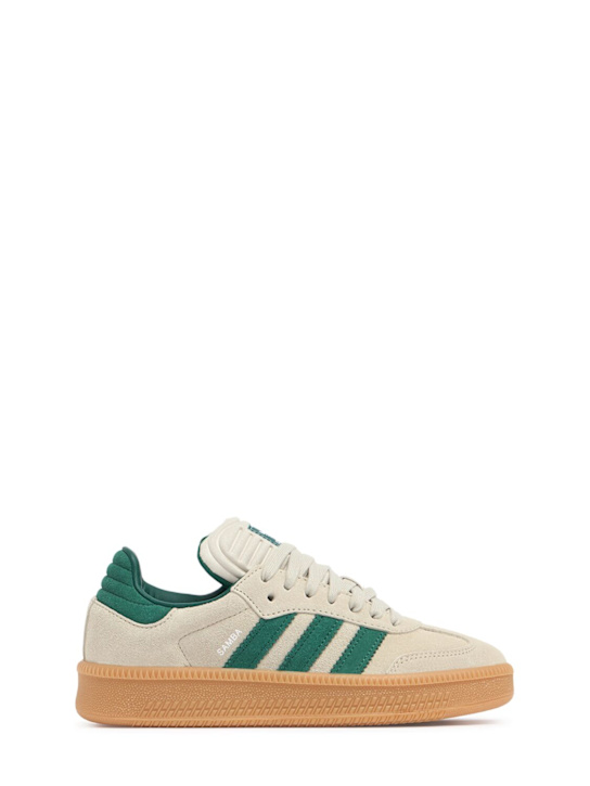 adidas Originals: Samba XLG lace-up sneakers - Mavi/Turuncu - kids-boys_0 | Luisa Via Roma