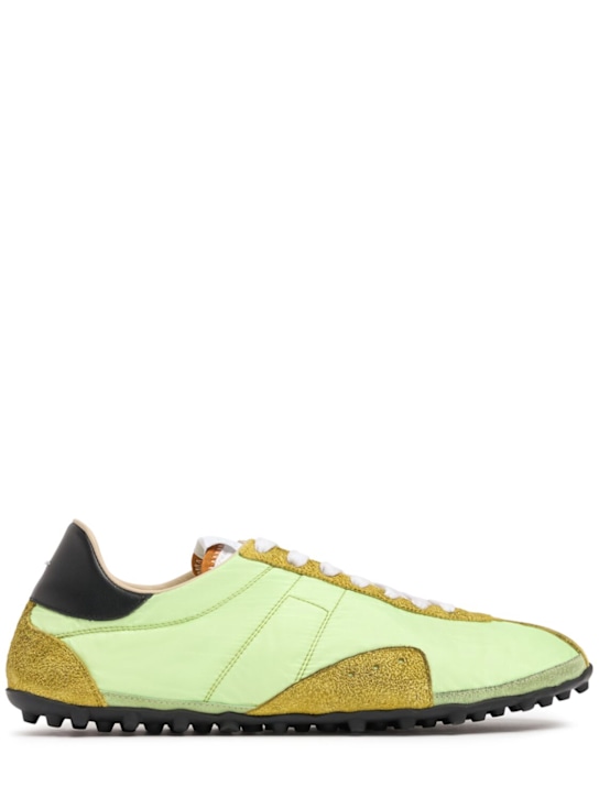 Maison Margiela: Sprinters low top sneakers - Green - men_0 | Luisa Via Roma