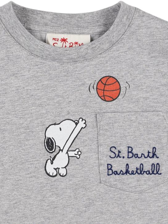 Mc2 Saint Barth: Printed cotton t-shirt - kids-boys_1 | Luisa Via Roma