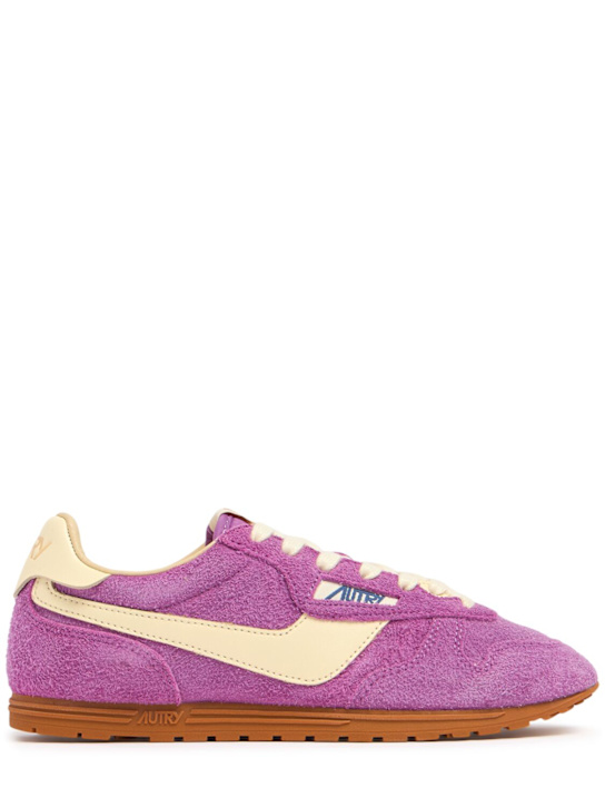 Autry: Windspin Low sneakers - Purple/Rut - women_0 | Luisa Via Roma