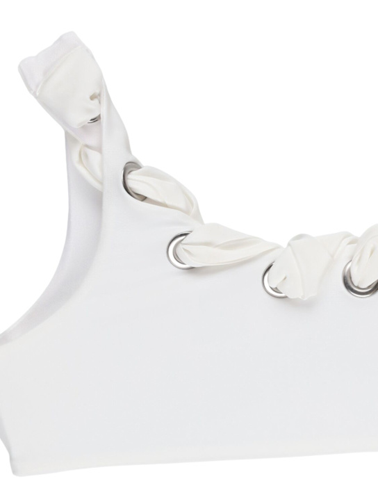 Monnalisa: Set bikini in poly - Bianco - kids-girls_1 | Luisa Via Roma