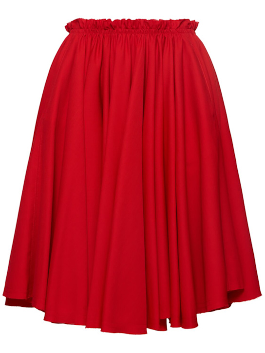 AMI Paris: ウールキャンバススカート - women_0 | Luisa Via Roma