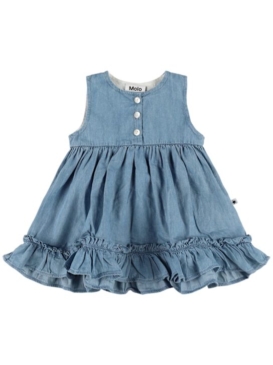 Molo: コットンデニムワンピース - kids-girls_0 | Luisa Via Roma
