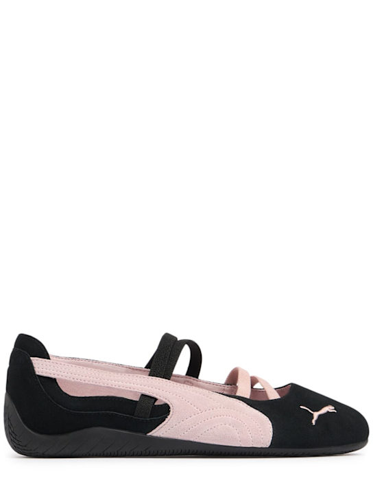 PUMA: Speedcat leather ballerina flats - women_0 | Luisa Via Roma
