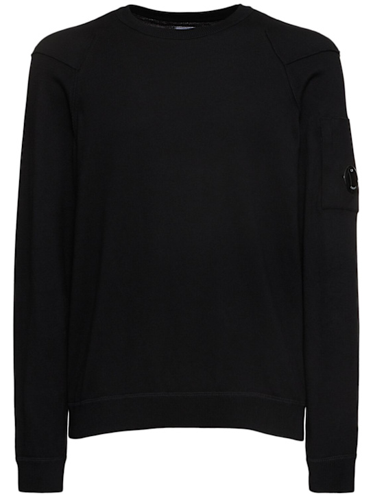 Sea Island crewneck lens sweater