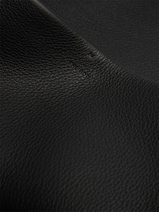 The Row: XL Park leather tote bag - Black - men_4 | Luisa Via Roma