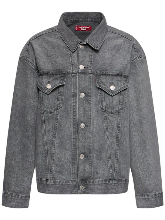 JUNYA WATANABE: Levi's x Junya Watanabe denim jacket - Grey - men_0 | Luisa Via Roma