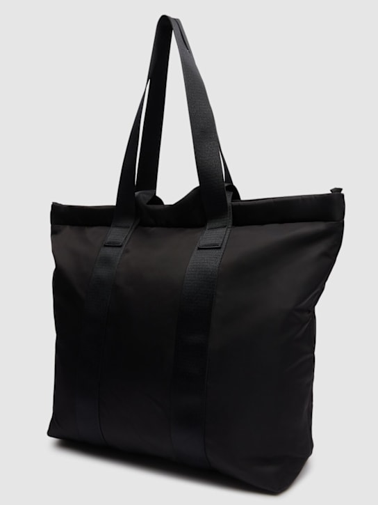 Y-3: Logo tote bag - Black - men_5 | Luisa Via Roma