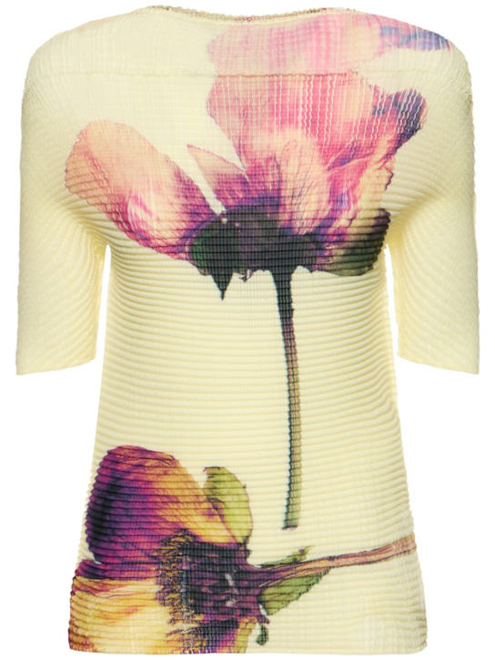 ISSEY MIYAKE PRESSED FLORA PLEATS Pressed Flora Pleats Stole Scarf