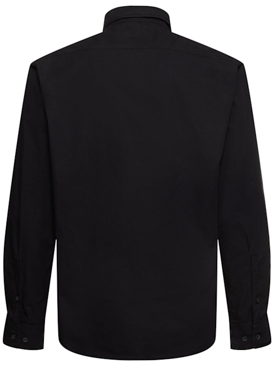 C.P. Company: Organic gabardine lens shirt - Black - men_3 | Luisa Via Roma