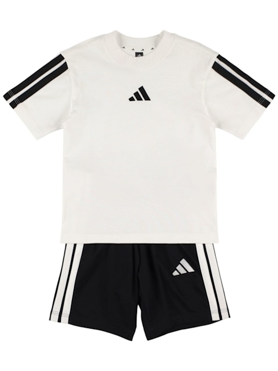 adidas Originals: コットンジャージーTシャツ - kids-boys_0 | Luisa Via Roma