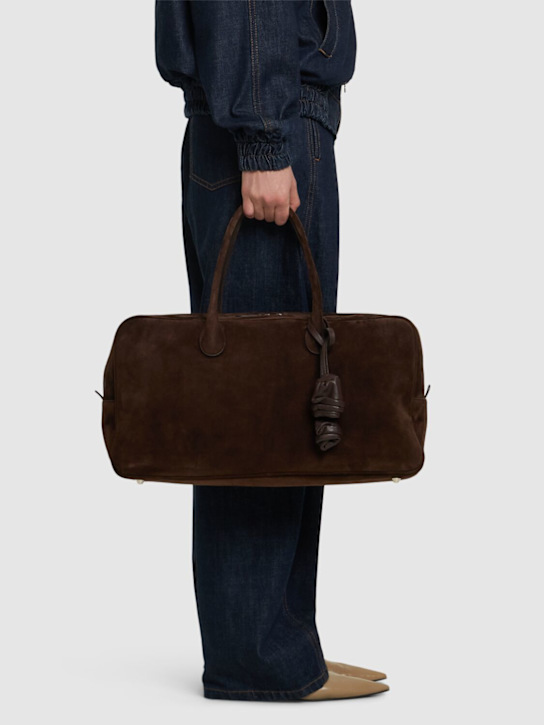 Magda Butrym: Large Brigitte suede tote bag - women_1 | Luisa Via Roma