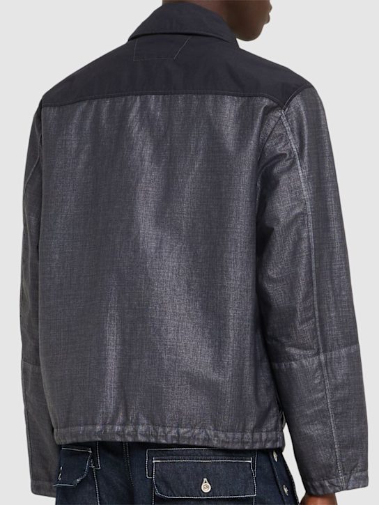 C.P. Company: Raffia goggle jacket - Smoked Pearl - men_2 | Luisa Via Roma