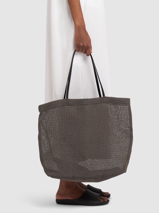 The Row: Barn tote bag - Green Blue - women_1 | Luisa Via Roma