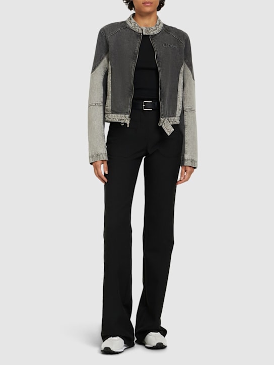Jordan: Giacca Air Jordan in cotone - Black/Flat Pewt - women_1 | Luisa Via Roma