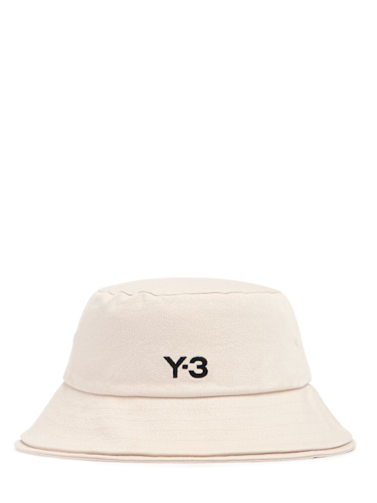 Y-3: Double bucket hat - men_0 | Luisa Via Roma