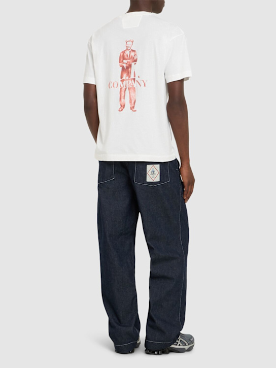 C.P. Company: 30/1 jersey logo t-shirt - men_1 | Luisa Via Roma