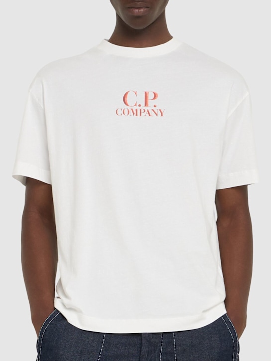 C.P. Company: 30/1 jersey logo t-shirt - men_2 | Luisa Via Roma