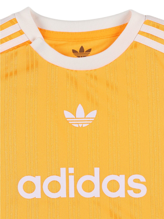 adidas Originals: Recycled poly t-shirt & shorts - kids-boys_1 | Luisa Via Roma