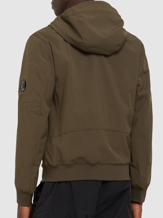 C.P. Company: C.P. Shell-R hooded jacket - Green - men_2 | Luisa Via Roma