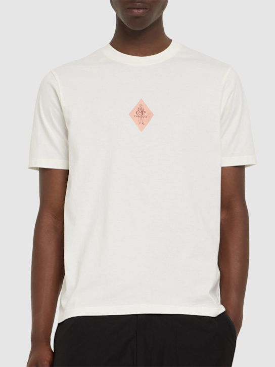 C.P. Company: Logo t-shirt - Gauze White - men_2 | Luisa Via Roma