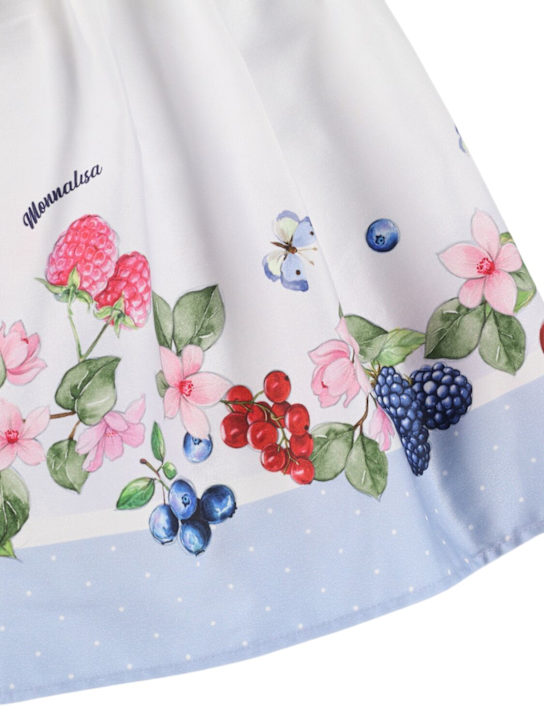 Monnalisa: Gonna in cotone stampato - Multicolore - kids-girls_1 | Luisa Via Roma