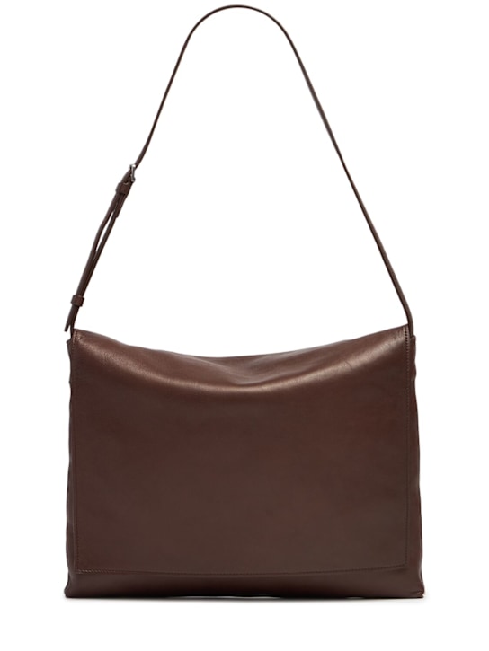 The Row: Nan leather shoulder bag - women_0 | Luisa Via Roma
