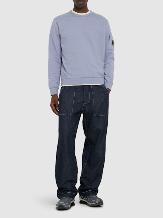 C.P. Company: ライトフリース クルーネック スウェットシャツ - men_1 | Luisa Via Roma