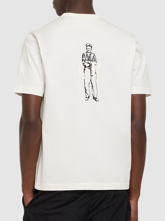 C.P. Company: Sailor t-shirt - Gauze White - men_2 | Luisa Via Roma