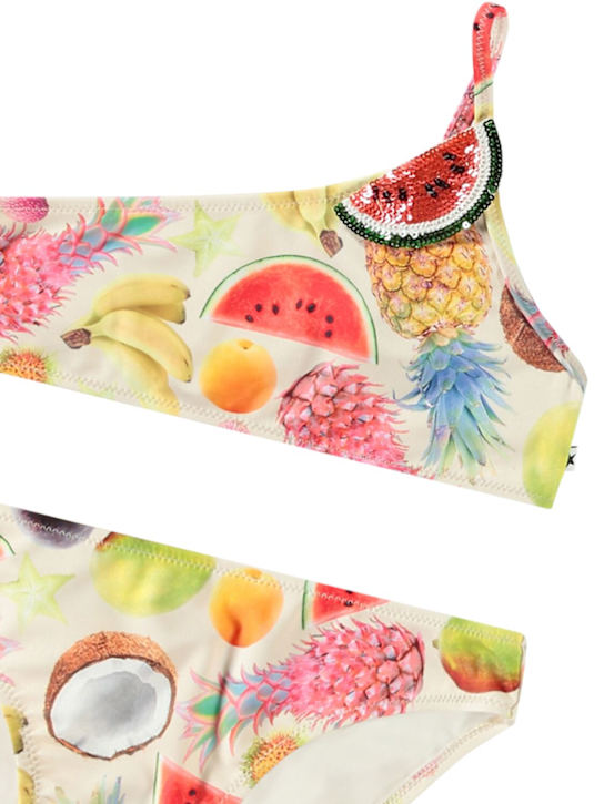 Molo: プリントリサイクル ワンショルダービキニ - kids-girls_1 | Luisa Via Roma