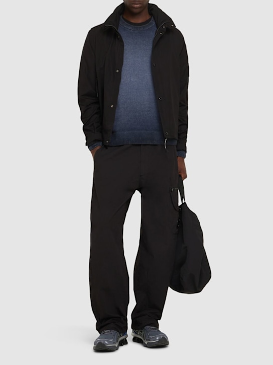 C.P. Company: Chenille cotton sweater - Total Eclipse - men_1 | Luisa Via Roma