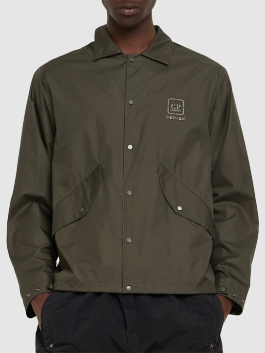 C.P. Company: Metropolis Pertex overshirt - Green - men_2 | Luisa Via Roma