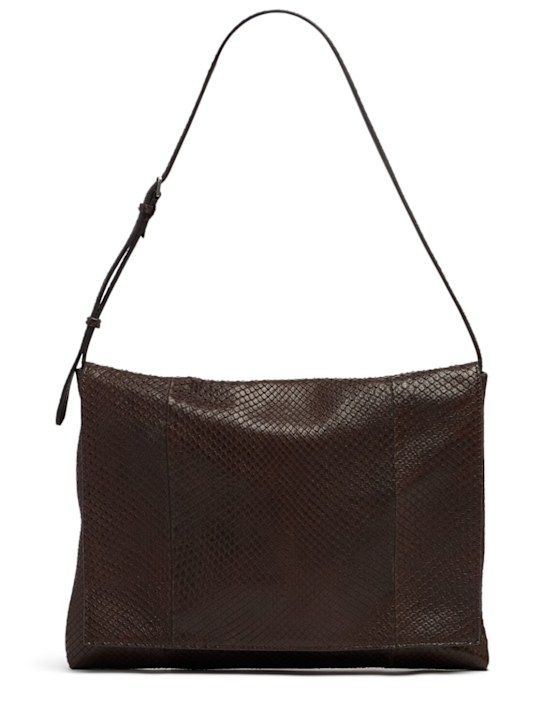The Row: Borsa a spalla Nan in pitone - women_0 | Luisa Via Roma