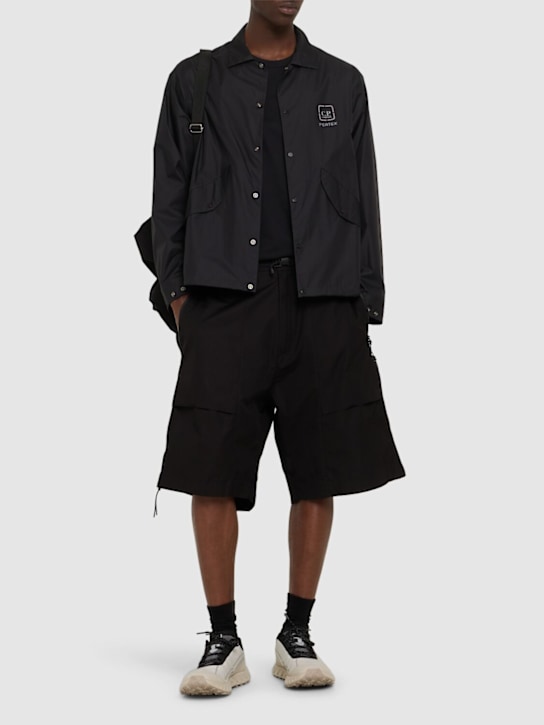 C.P. Company: Metropolis Hyst shorts - Black - men_1 | Luisa Via Roma